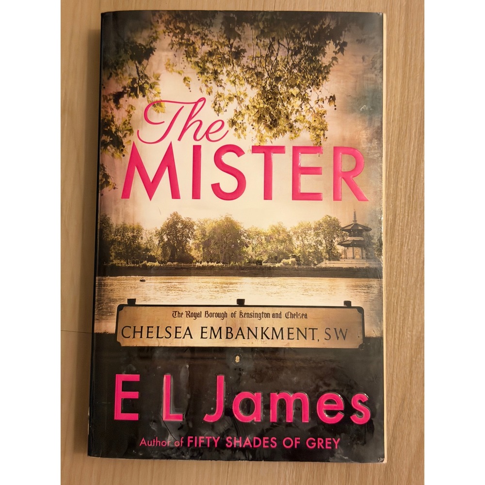 E L James The Mister Book Pink Black  Adult Romance Fiction Fifty Shades Author